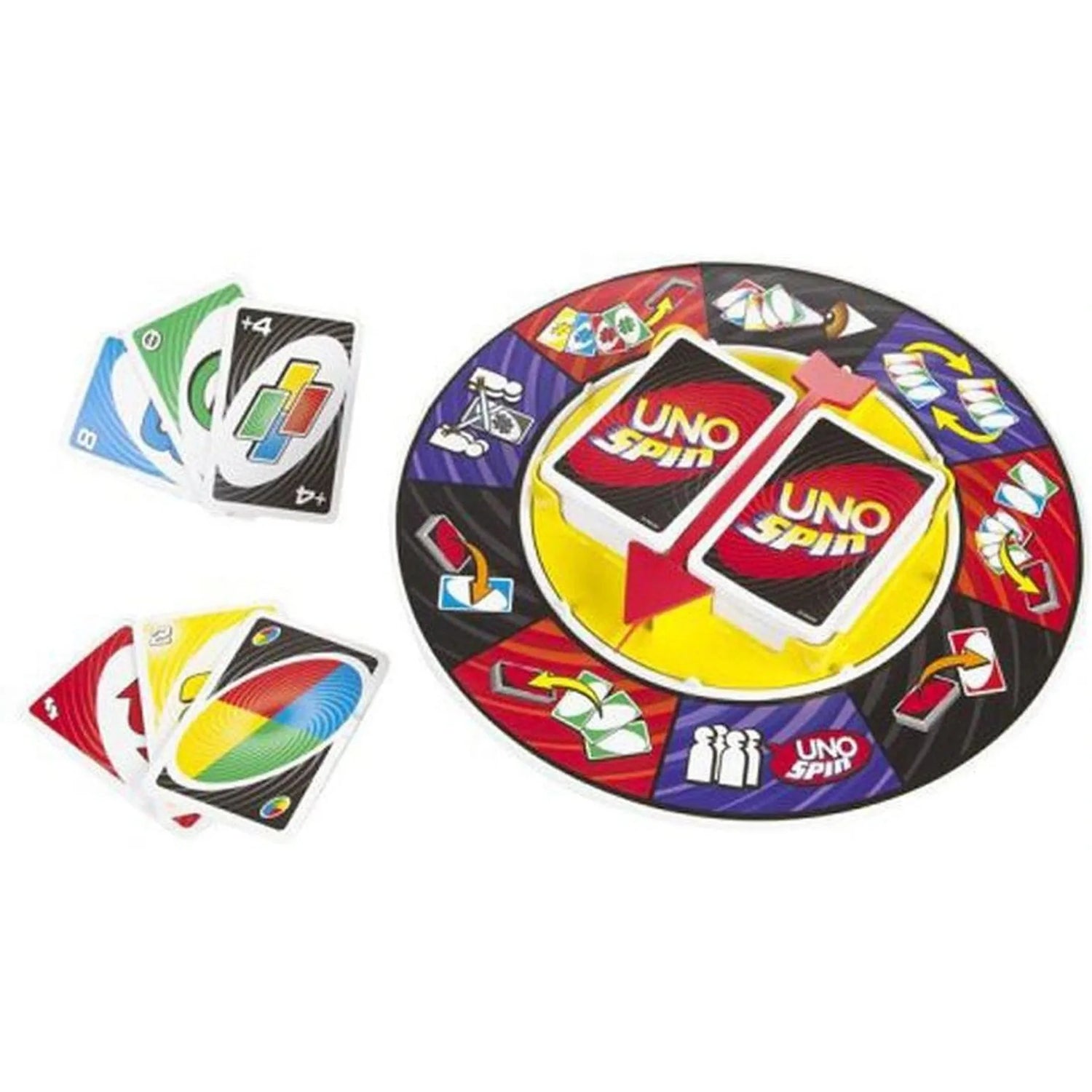 UNO Spin Fast Card Game Family Night Fun Laughs Motumal-motumal