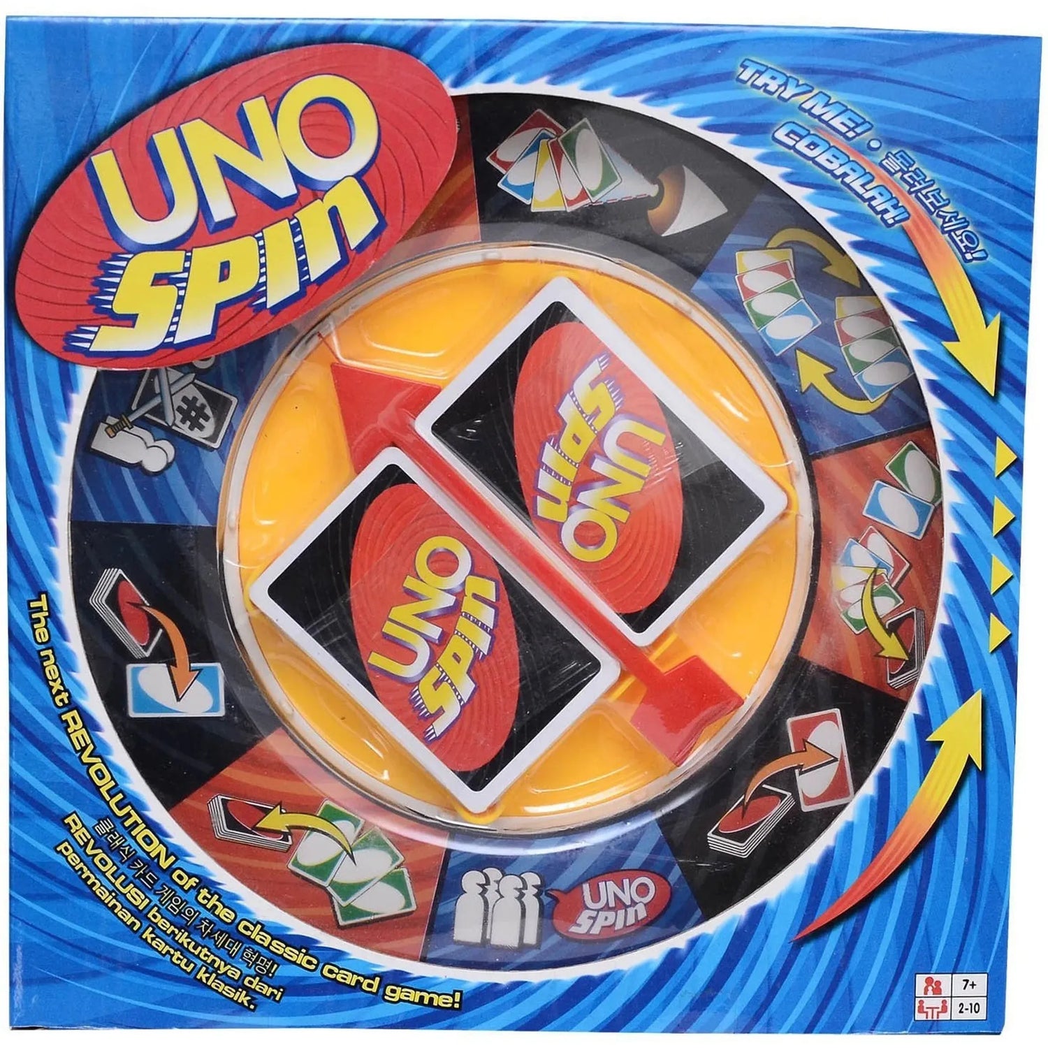 UNO Spin Fast Card Game Family Night Fun Laughs Motumal-motumal