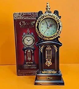Vintage Pendulum Wall Clock Ornate Frame Glass Dial Motumal-motumal