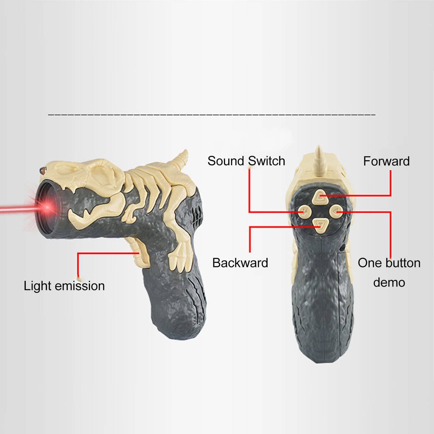 Walking Mechanical 3D Electric Dinosaur Toy Glowing Eyes Motumal-motumal