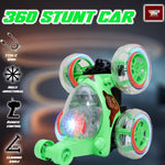 Wonder 360 Smoke Stunt RC Car LED Lights Battery Motumal-motumal