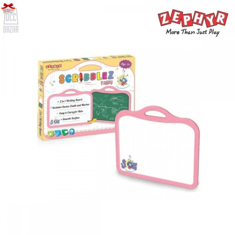 Zephyr Scribblez Fairy 2in1 Double-Sided Writing Board Kids Motumal-motumal